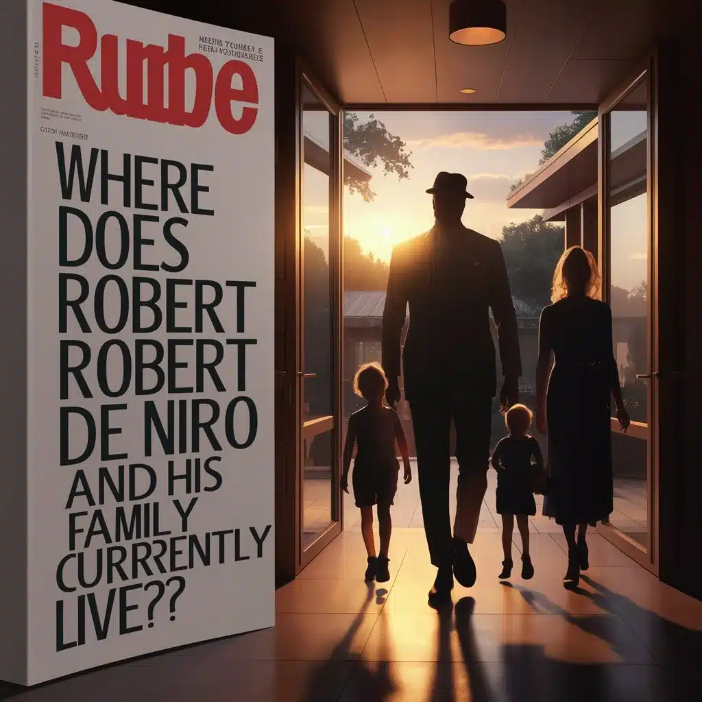  Does Robert De Niro and His Family Currently Live