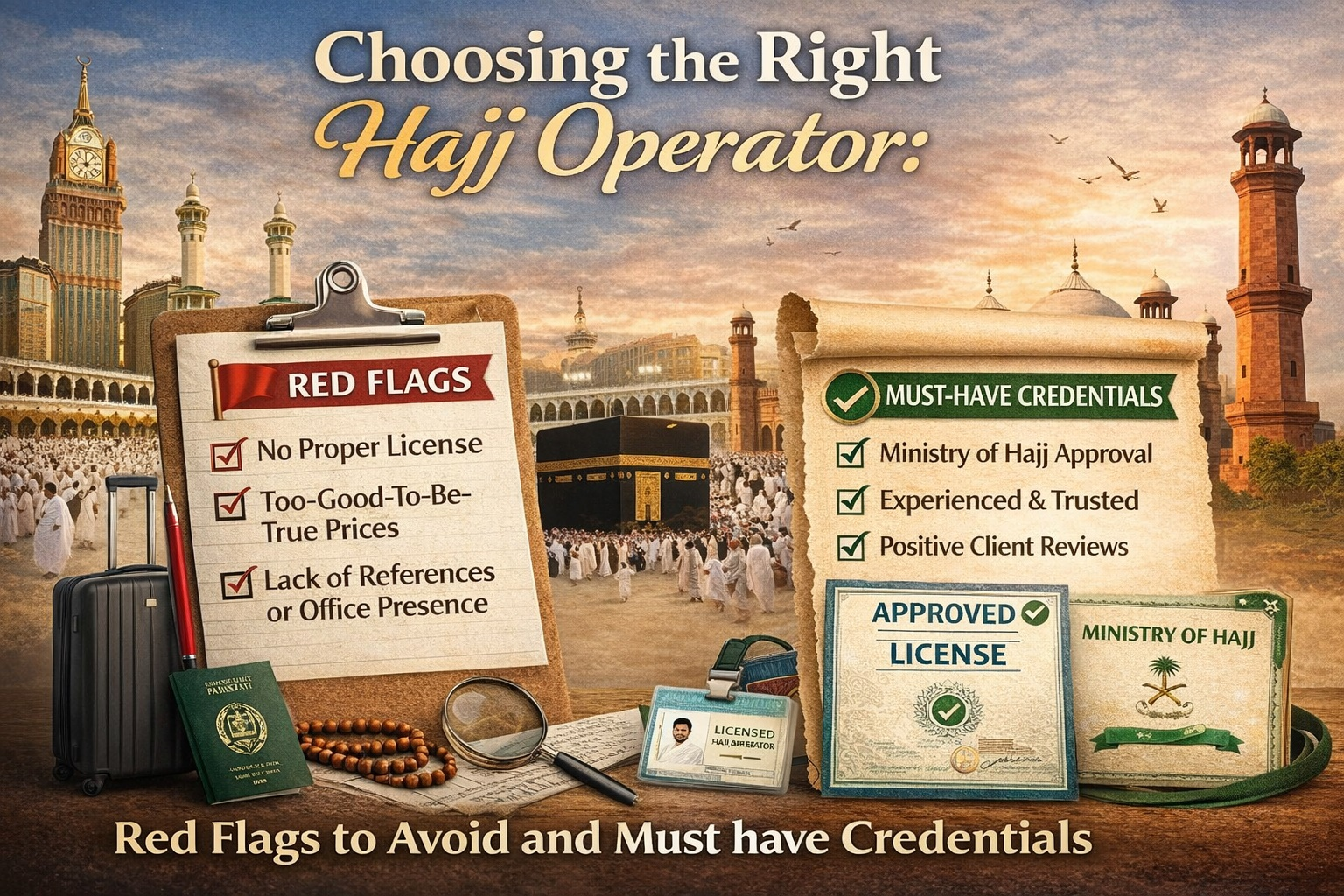 Choosing the Right Hajj Operator: Red Flags to Avoid and Must have ...